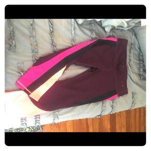 GapFit workout capris maroon blue pink orange new